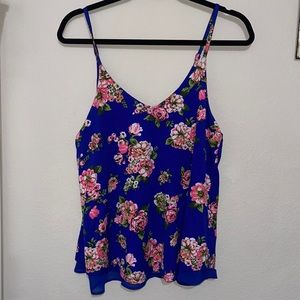 Floral sleeveless tank top